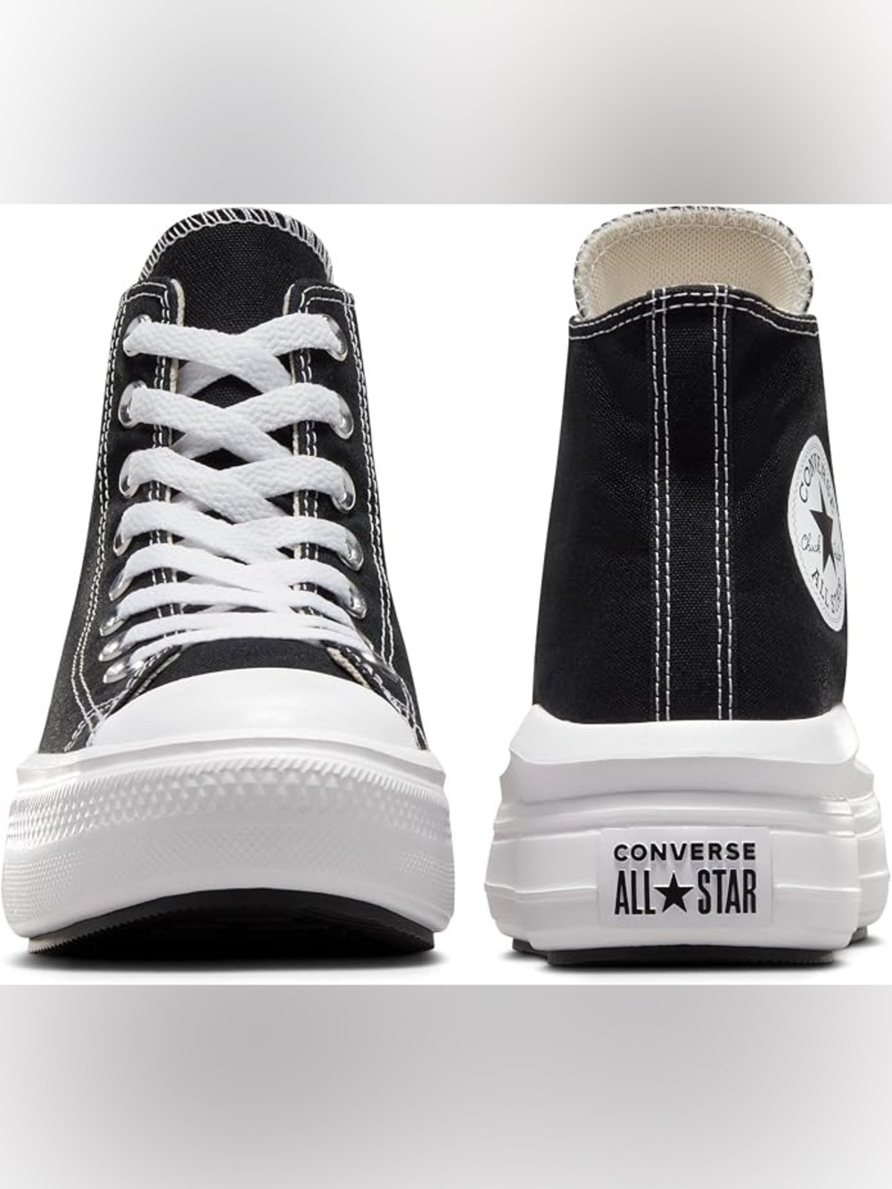 Converse Women's Chuck Taylor All Star Move Platform High Top Sneaker (Size 8) - Picture 4 of 10